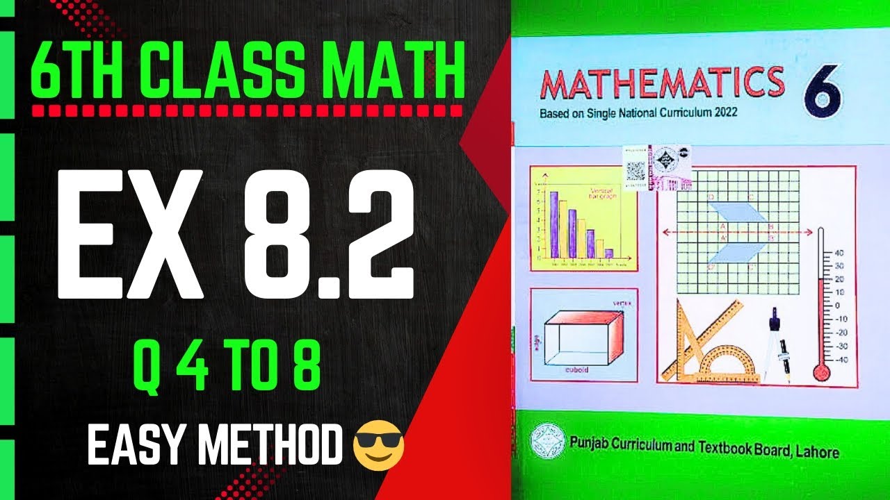 Class 6 Math Ex 8.2 Questions 4–8 | Full Solution Step-by-Step 🔥