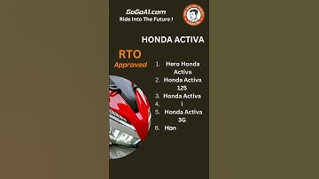 GoGoA1.com  RTO approved  Models