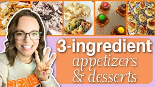 5 Easy Appetizers \& Desserts for your next party! | GAME DAY FOOD!