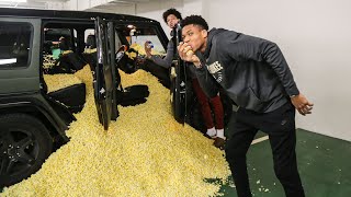 Funniest Giannis Antetokounmpo Moments Of All-Time | PSG, Neymar, Mbappe, Popcorn Prank \& More