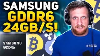 Samsung GDDR6 24Gbps!