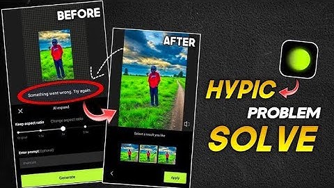 Hypic Something Went Wrong | Hypic App Something Went Wrong Problem Solve | Hypic Photo Editor