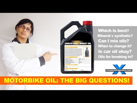 The best motorbike engine oil? (Synthetic v mineral, which brand etc)︱Cross Training Enduro