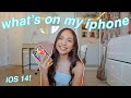 *IOS 14* WHAT'S ON MY IPHONE 11 PRO MAX! (UPDATED)