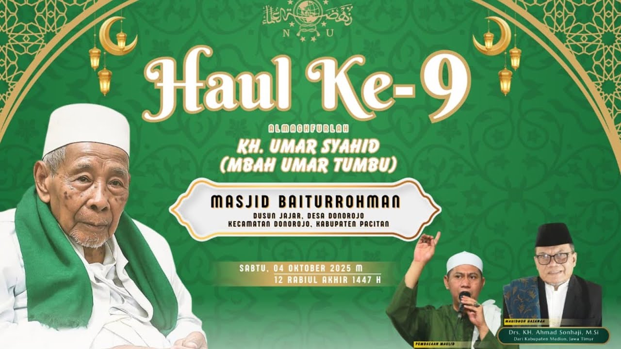 LIVE STREAMING || HAUL KE-9 KH.  UMAR SYAHID