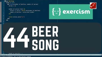 exercism.io 44 beer song