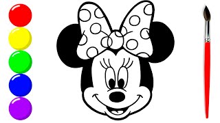 How to Draw a Minnie Mouse | Learn to Draw | Step by Step