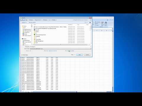 Generate a csv tags file from TIA portal, générer un fichier de symboles .csv depuis TIA Portal