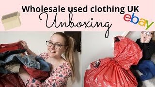 Wholesale Used Clothing Unboxing UK | £100 into £1000! | Reselling Clothes on Ebay