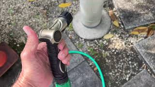 How to connect and use the Orbit Hose Nozzle from Costco
