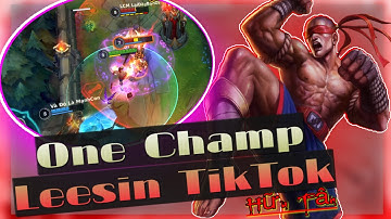 [Liên Minh Tốc Chiến] One Champ Leesin TikTok đánh kiến team bạn không thở nổi | HữuTânGaming
