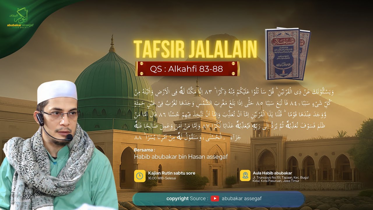 🔴 Live Kajian Tafsir Jalalain 25 Dzulhijjah 1446 H | Di Kediaman Habib Abubakar Hasan Assegaf