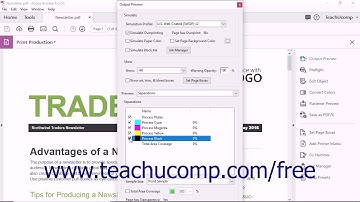 Acrobat Pro DC Tutorial Previewing Color Separations - Adobe Acrobat Pro DC Training Tutorial Course