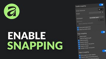 How to Align Objects PERFECTLY Using the Snapping Tool in Affinity (Tutorial for Beginners)