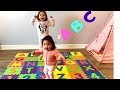 ABC Song English Alphabet for Children with Adele and Amalia