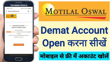 Motilal Oswal me Demat Account kaise open kare | Motilal Oswal account opening latest process |