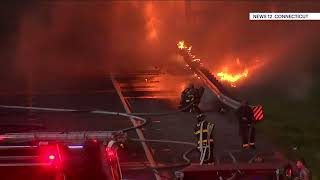 I-95 closed in both directions in CT due to large tanker fire by Eyewitness News ABC7NY 18,167 views 20 hours ago 2 minutes, 38 seconds