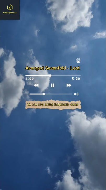 Story WA Lost - Avenged Sevenfold