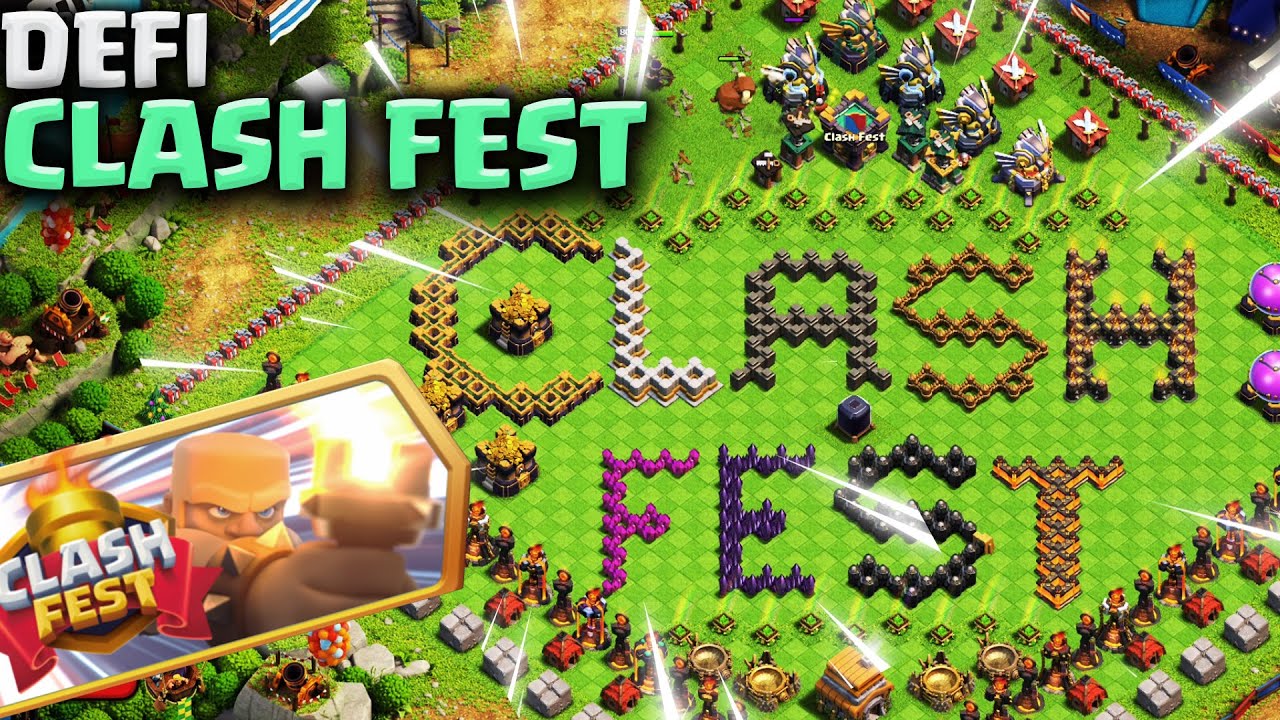 Réussir le Défi Clash Fest Clash of Clans ! YouTube
