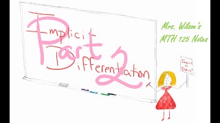 125Notes2 5 Implicit Differentiation Part 2 E1