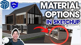 A FREE Material Option Extension for SketchUp from Fredo6 (NEW EXTENSION)
