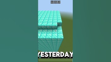 Day 49 of adding one diamond block per subscriber in Minecraft we’re at 2814 subs #minecraft