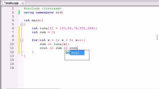 Buckys C Programming Tutorials   34   Using Arrays in Calculations
