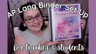 Tour My AP Binder Set Up for Teachers & Students