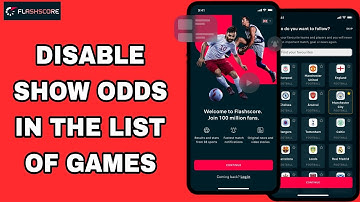 How To Disable And Turn Off Show Odds In The List Of Games On Flashscore App