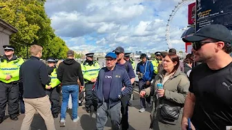 🔥 Crowds, Flags & Unity! Walking in London on Unite the Kingdom Day | London Street Walk 4K