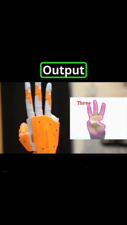 Gesture Controlled Robot Arm Using Python #shortvideo #python #youtube ...