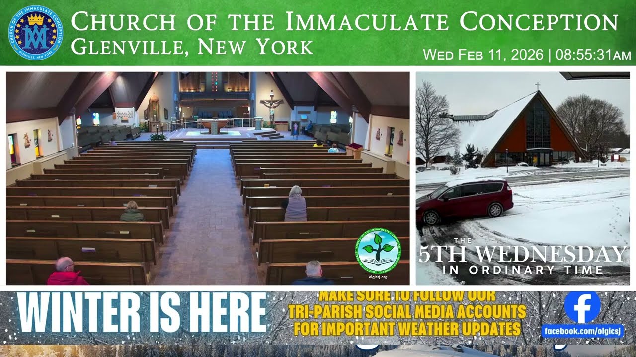 IC | 5th Wednesday in Ordinary Time | Feb 11 @ 9am