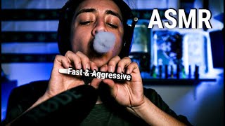 ASMR FAST & AGGRESSIVE MOUTH SOUNDS WITH A WAX PEN