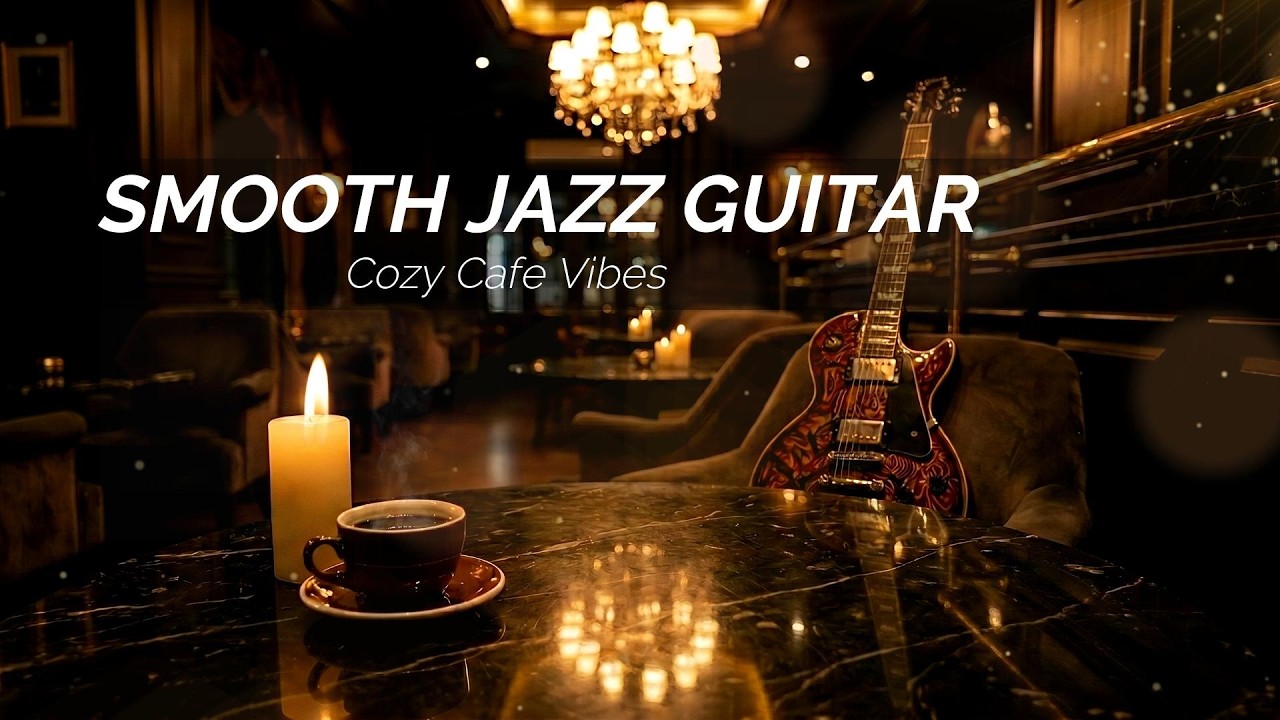 Smooth Jazz Guitar Music - Cozy Cafe Vibes • Relaxing Music ...