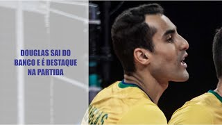 Douglas Souza sai do banco e é destaque na partida - BRA x SLO (Liga das Nações 2021)