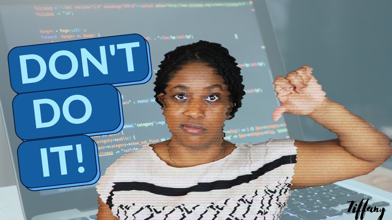 Do NOT learn how to code in 2021 - YouTube