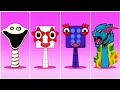 Sprunki OC Hungry Worm vs Ten (from Numberblocks) VS Six Numberblocks Phase 2 vs MrBeast #sprunki