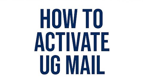 How to Activate Your UG Student Email Using Outlook (Simple Guide)