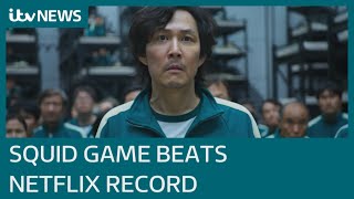 Squid Game fans play in real-life as show becomes Netflix's biggest ever launch | ITV News screenshot 2