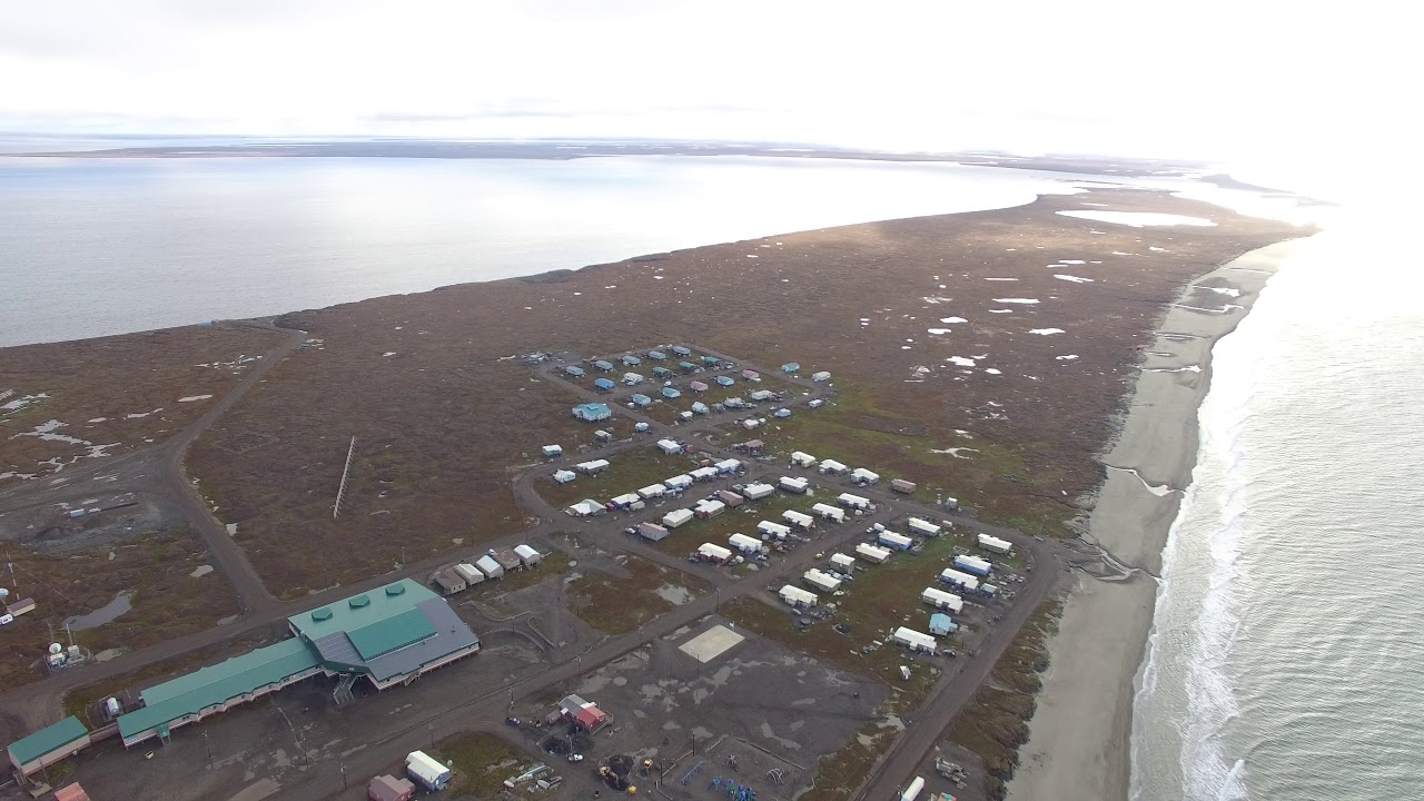 Wainwright AK drone footage YouTube