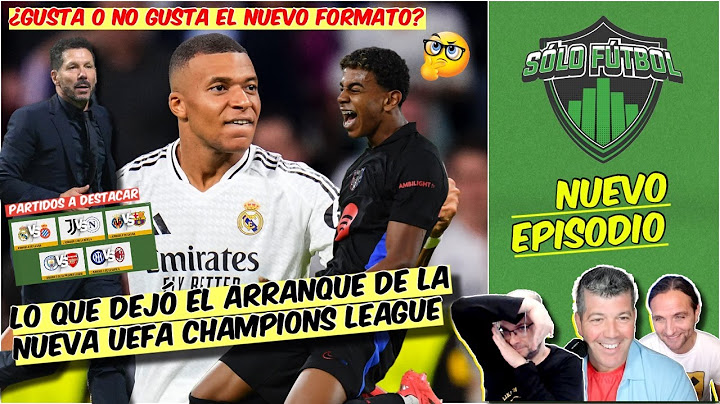 FORMATO de la nueva CHAMPIONS es INJUSTO. Derrota del BARCELONA le va a PASAR FACTURA | Sólo Fútbol