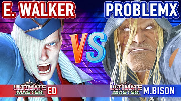SF6 ▰ ENDING WALKER (Ed) vs PROBLEMX (M.Bison) ▰ High Level Gameplay
