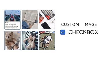 Create Custom Image Checkbox using HTML and CSS | HTML தமிழில்