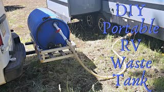 How To Use A Macerator Pump And A Portable Waste Tank To Empty RV Holding Tanks