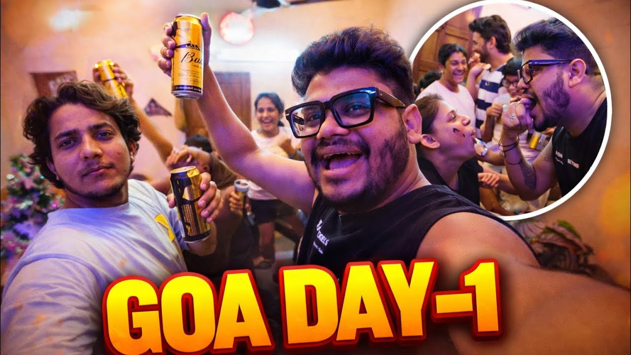 Goa Day -1 Sister Birthday Party || Uncut Unfiltered Vlogs || @delhikalonda... 