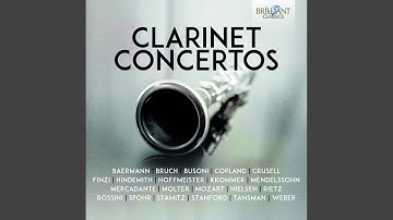 Introduction, Theme & Variations for Clarinet & Orchestra in B-Flat Major: VI. Largo minore