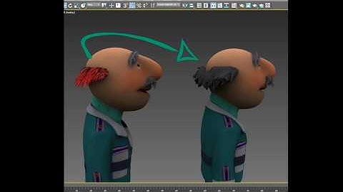 Convert Hair and Fur to Single Mesh in 3ds Max