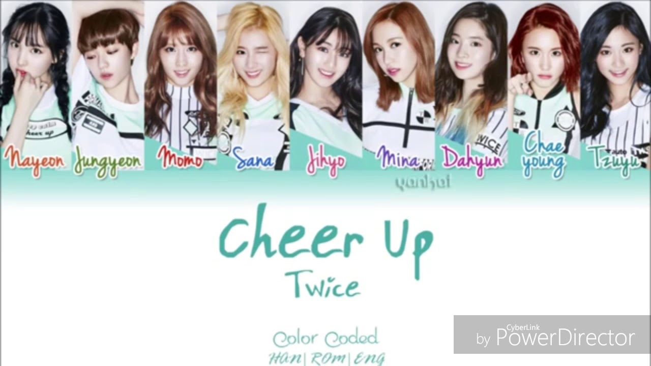 TWICE CHEER UP LYRICS YouTube
