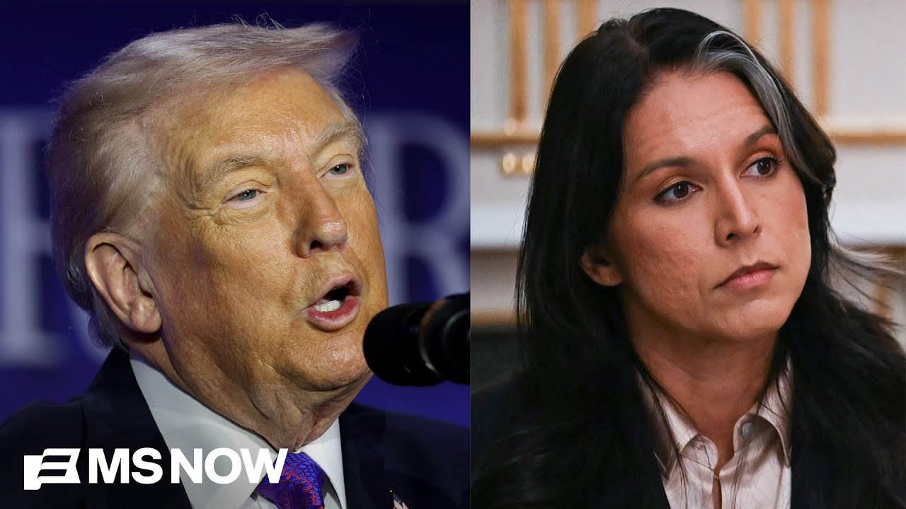 Trump now says AG Bondi insisted Tulsi Gabbard attend the FBI raid in Georgia