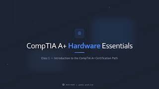 CompTIA A+ 2026: Your FIRST Step to an IT Career (Complete Beginner Guide)